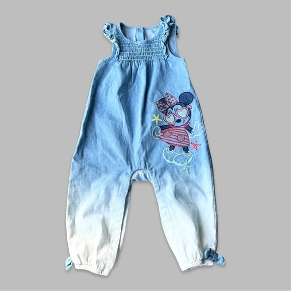 Disney Minnie Mouse  Romper Bodysuit One Piece - Picture 1 of 12